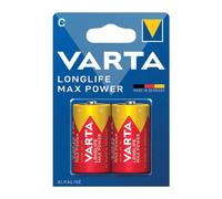 Varta Piles Longlife Max Power C LR14 – Alcalines 7800 mAh 1,5 V – Blister 2 pièces
