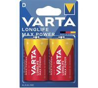 Lot de 2 piles alcaline VARTA Longlife Max Power D/LR20