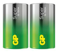 Blister de 2 piles 'Super' LR20 D Alcaline GP - 82103