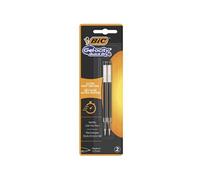 BIC Recharges pour stylo Gelocity Quick Dry noir - Blister de 2