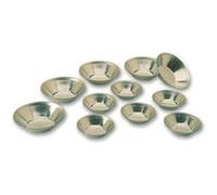 Blister de 25 tartelettes rondes unies professionnelles creuse fer blan à diamètre de 60 mm G