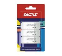 Blister de 3 gommes à effacer IM40 FACTIS®