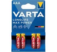 VARTA Batterie alcaline Alcaline Alcaline Max Power ?, Micro (AAA), Contenu : 4 (nouveau)