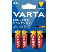Blister de 4 piles LONGLIFE Max Power LR06 AA 1,5V - VARTA - 4706110404