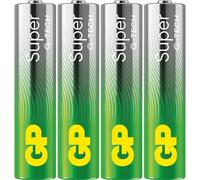 Blister de 4 piles 'Super' LR3 AAA Alcaline GP - 82100