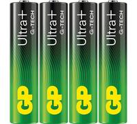 Blister de 4 piles 'Ultra Plus' LR3 AAA Alcaline GP - 82105