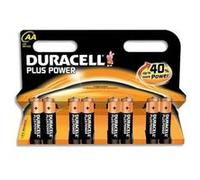 Blister de 8 piles Alcalines 1,5V AA LR06 Plus Power Duralock G