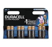 Blister de 8 piles Alcalines 1,5V AA LR06 Ultra Power Duralock G
