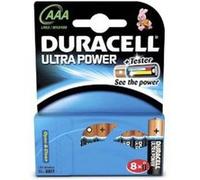Blister de 8 piles Alcalines 1,5V AAA LR03 Ultra Power Duralock G