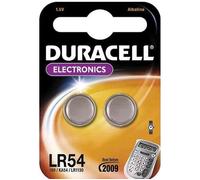 Blister lot de 2 Piles bouton alcaline Electronics LR54 1,5 Volt