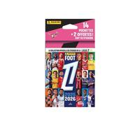 Blister Panini Football Ligue 1 2025-2026 McDonald's 14 pochettes + 2 offertes 112 stickers Rose