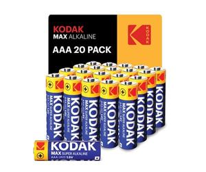 Blister PILAS KODAK ALCALINA Max AAA LR3 Blister 20 PILAS