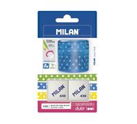 Blister Taille-Crayons Duet Look Bleu + 2 Gommes 430