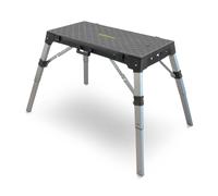 blizz-z Table de Travail Multifonction 4-en-1, Dimensions L:98 cm x l:52 cm | Réglable en Hauteur, Pliable, Portable - Utilisation Polyvalente : comme établi, Chariot de Transport ou Table de Travail