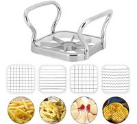 BLLBOO Coupeur de Pommes de Terre, Coupe Pomme en Acier Inoxydable Eplucheur de Pommes avec 5 Lames pour la Cuisine