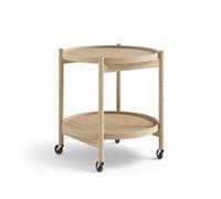 Bølling Tray Table Ø50 Chêne avec Plaques de Placage
