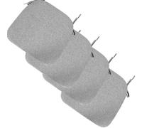 BLLMTEAR Lot de 4 Coussin de Siège/Chaise avec Lacets, 40x38cm Galette de Chaises Dehoussable Lavable, 3cm Épais Coussins de Chaises D'Interieur pour Cuisine，Jardin, Bureau, École, Patio, Bistro