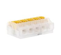BLM, Borne à Levier Série 475, Sachet de 10 Bornes 5 Entrées, Pour Fils 0,2 à 4 mm², Tension 450V, 32A, Longueur Dénudage 11-12mm, Installation Facile et Sécurisée, Haute Performance Électrique