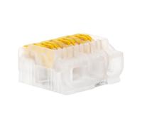 BLM, Borne à Levier Série 475, Sachet de 15 Bornes 3 Entrées, Pour Fils 0,2 à 4 mm², Tension 450V, 32A, Longueur Dénudage 11-12mm, Installation Facile et Sécurisée, Haute Performance Électrique