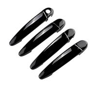 BLNETU Autocollant De Garniture De Poignée De Porte Chromée Noire Brillante Pour Série 3 2013-2019 F34 F30 F31 F35 F80(Black)
