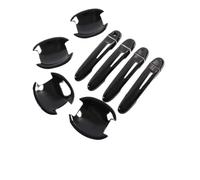 BLNETU Autocollants De Garniture De Poignée De Porte Chromée Noire Pour Nissan Pour Note E12 2013-2019(Model 9)