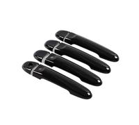 BLNETU Autocollants De Garniture De Poignée De Porte Chromée Noire Pour Nissan Pour Note E12 2013-2019(Model 1)