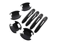 BLNETU Autocollants De Garniture De Poignée De Porte Chromée Noire Pour Nissan Pour Note E12 2013-2019(Model 10)