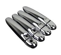 BLNETU Autocollants De Garniture De Poignée De Porte Chromée Noire Pour Nissan Pour Note E12 2013-2019(Modèle 3)
