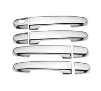 BLNETU Garniture Adhésive Pour Poignée De Porte Pour Toyota Pour Auris E150 2006-2011(Chrome 1 keyhole)