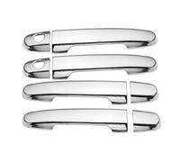BLNETU Garniture Adhésive Pour Poignée De Porte Pour Toyota Pour Auris E150 2006-2011(Chrome 2 keyholes)