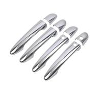 BLNETU Garniture De Poignée De Porte Chromée Noir Brillant Pour Mazda 2 2008-2019 3 2010-2019 6 2007-2019(Silver 2 buttons)
