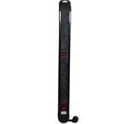 Chacon Bloc multiprise 10 prises 16 A – 2 interrupteurs – 1,5 m – Noir