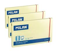 Bloc 100 notes adhésives 76 x 127 mm (Lot de 3)