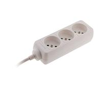 Bloc 3 Prises 16A 2P+T - Blanc - Zenitech