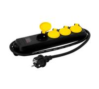 Bloc 4 Prises 16 T IP 44 Etanche avec Inter. Cable HO7RN-F, 1, 30 M