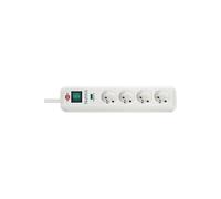 Bloc 4 prises Ecoline blanc