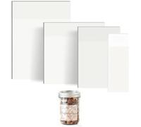 Bloc 400 pcs de notes autocollantes transparentes réutilisables en film PET, adhésion sans résidu, idéal bureau, études et organisation visuelle - transparentes pour annotation sans masquer le texte