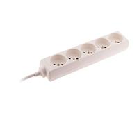 Bloc 5 prises 16A 2P+T Blanc - Zenitech