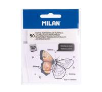 Bloc 50 Notes Adhésives Translucides Repositionnables 76 X 76 Mm