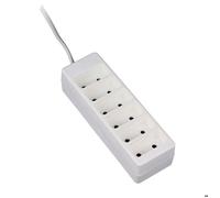 Zenitech Bloc 6 prises 2P 6A – Blanc
