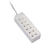 Zenitech Bloc 6 prises 2P 6A – Blanc