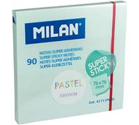 Bloc 90 notes super adhésives Pastel 76 x 76 mm, bleu