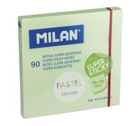 Bloc 90 notes super adhésives Pastel 76 x 76 mm, vert