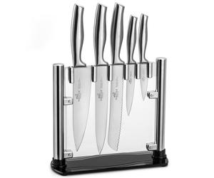 Bloc à couteau FUJI, avec couteaux ORYS, set de 6 pc, Lion Sabatier