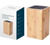 Bloc à couteaux en bambou pour 12-15 couteaux, ciseaux, aiguiseur - Rangement peu encombrant