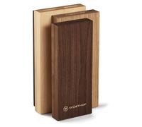 Bloc à couteaux en bois, vide, pour 6 couteaux, dimensions : 14 x 11 x 24 cm