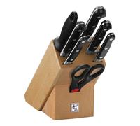 Bloc à couteaux et couteaux en set PROFESSIONAL "S", 8 pièces, avec aiguiseur à couteau et ciseaux, Zwilling