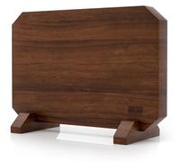 Bloc à couteaux magnétique en bois d'acacia, dimensions 14 x 10 pouces, double face