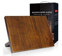 Bloc à couteaux magnétique en bois de frêne, dimensions 30x22 cm