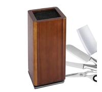 Bloc à couteaux magnétique en bois rotatif à 360° double face magnétique pour les amateurs de cuisine, cuisiniers professionnels, chefs, cuisine, club, appartement, restaurant, bar